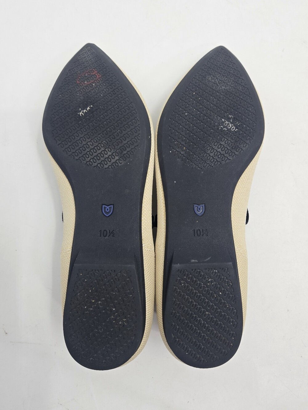 Rothy's Mary Jane II Flats Sandstone Black Trim 10.5 - Picture 9 of 15